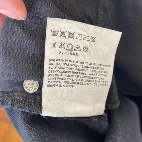 Acne Studio Ace blue/black jeans - Picture 5 of 5